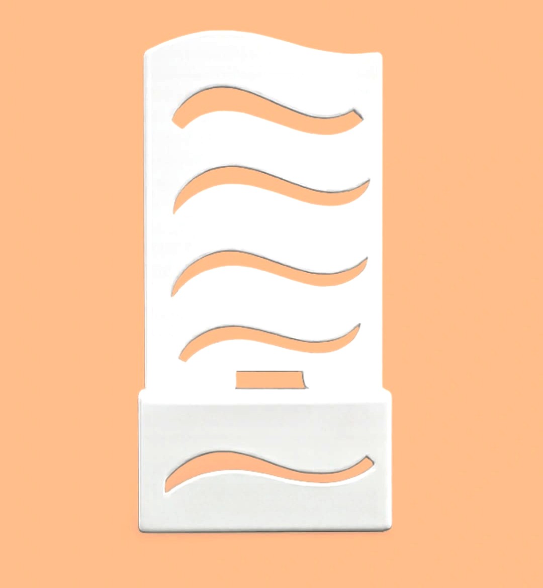 Portasmartphone in metallo bianco